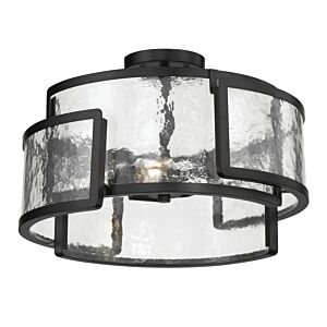 Bella Collina Three Light Semi Flush Mount in Coal by MinkaLavery