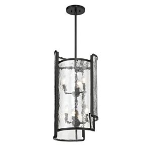 Bella Collina Six Light Foyer Pendant in Coal by MinkaLavery