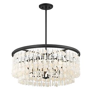 Shimmering Elegance Five Light Chandelier in Sand Coal by MinkaLavery