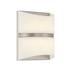 Velaux LED Wall Sconce in Brushed Nickel by MinkaLavery