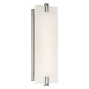 Alzen LED Wall Sconce in Brushed Nickel by MinkaLavery