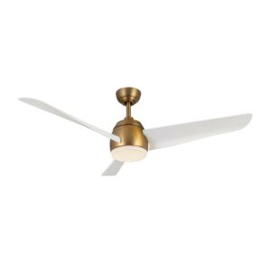 Thalia 54"Ceiling Fan in Brushed GoldMatte White by Kuzco Lighting