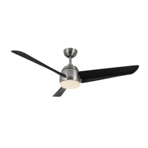 Thalia 54"Ceiling Fan in Brushed NickelMatte Black by Kuzco Lighting