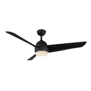 Thalia 54"Ceiling Fan in Matte Black by Kuzco Lighting