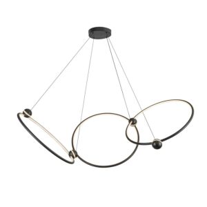 Isho LED Chandelier in Black by Kuzco Lighting