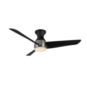 Thalia 54"Hugger Fan in Brushed NickelMatte Black by Kuzco Lighting