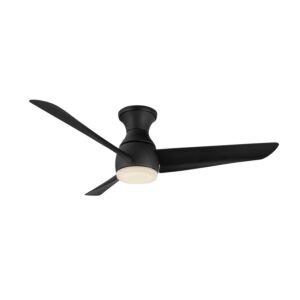 Thalia 54"Hugger Fan in Matte Black by Kuzco Lighting