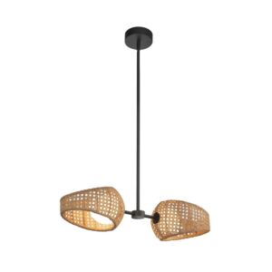 Lanai LED Pendant in BlackOpal Glass by Kuzco Lighting