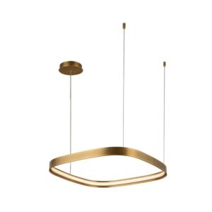 Yukon LED Pendant in Vintage Brass by Kuzco Lighting