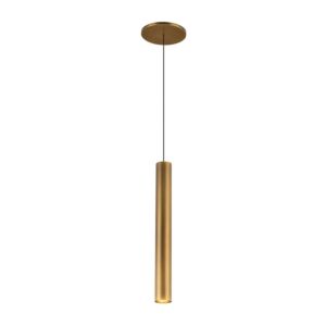 Mason LED Pendant in Vintage Brass by Kuzco Lighting