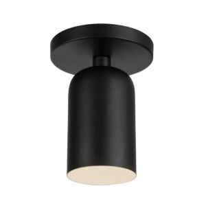 Nola One Light SemiFlush Mount in Black by Kuzco Lighting