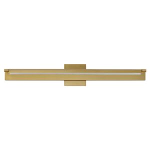 Bookkeeper LED Wall Sconce in Natural Aged Brass by ET2