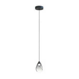 Dewdrop LED Mini Pendant in Black by ET2