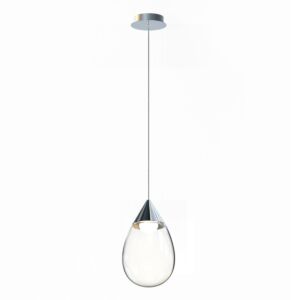 Dewdrop LED Pendant in Polished Chrome by ET2