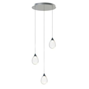 Dewdrop LED Pendant in Polished Chrome by ET2