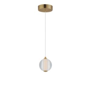 Rhythm LED Pendant in Gold by ET2