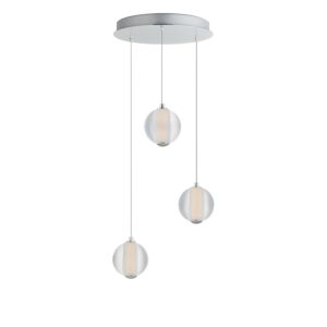 Rhythm LED Pendant in Polished Chrome by ET2