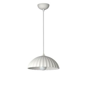 Basilica LED Pendant in Chaulk White by ET2