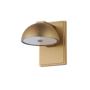 Cauldron LED Outdoor Wall Sconce in Gold by ET2