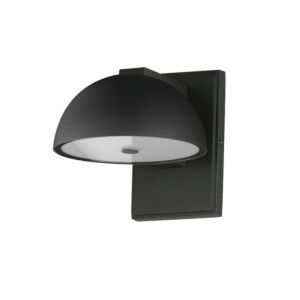 Cauldron LED Outdoor Wall Sconce in Black by ET2