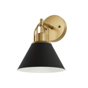 Carrington Isle  Wall Sconce in Matte Black by Hunter