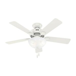 Swanson 44"Ceiling Fan in Fresh White by Hunter