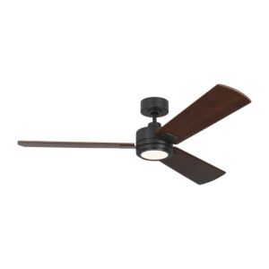 Harris 1-Light 56" Outdoor Ceiling Fan in Midnight Black