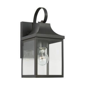 Say brook  Outdoor Lantern in Antique Bronze by Generation Lighting.