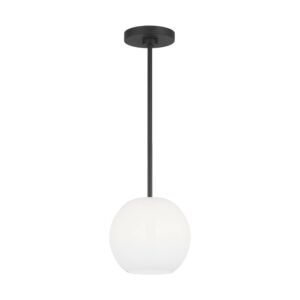 Rory  Mini Pendant in Midnight Black by Generation Lighting.