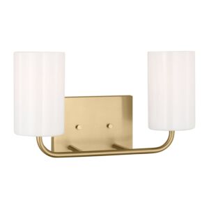 Rhett  Bathroom Vanity Light in Satin Bronze by Generation Lighting.