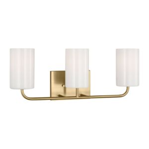 Rhett  Bathroom Vanity Light in Satin Bronze by Generation Lighting.