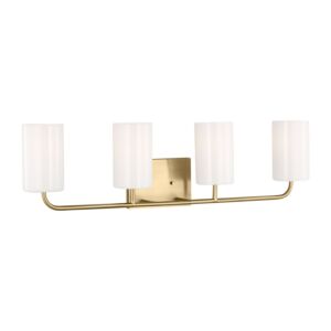 Rhett  Bathroom Vanity Light in Satin Bronze by Generation Lighting.