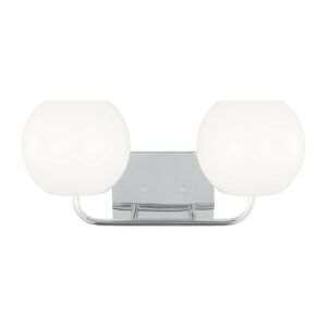 Rory  Bathroom Vanity Light in Chrome by Generation Lighting.