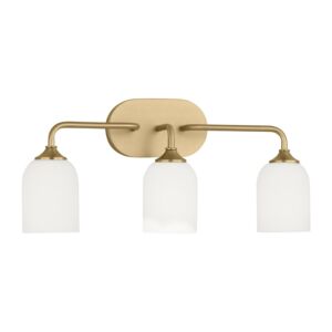 Emile  Bathroom Vanity Light in Satin Bronze by Generation Lighting.