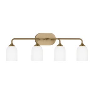 Emile  Bathroom Vanity Light in Satin Bronze by Generation Lighting.