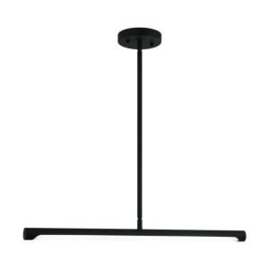 Novelle 1-Light LED Pendant in Matte Black