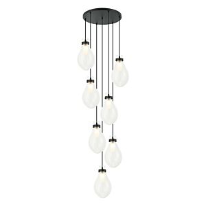 Seranna 7-Light Pendant in Matte Black