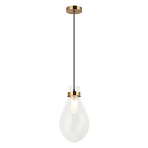 Seranna 1-Light Pendant in Aged Gold Brass