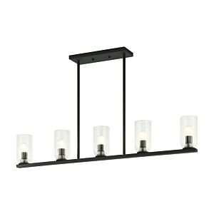 Westlock 5-Light Pendant in Matte Black