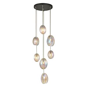 Shelly 7-Light LED Pendant in Chrome