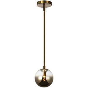 Averley 1-Light Pendant in Aged Gold Brass