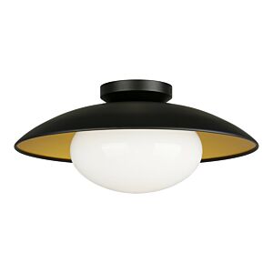 Hatley 1-Light Ceiling Mount in Black