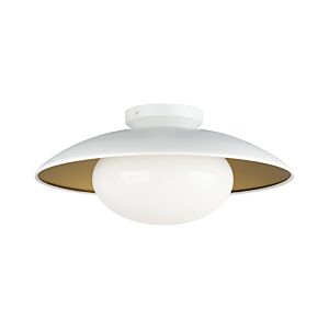 Hatley 1-Light Ceiling Mount in White