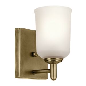 Shailene 1-Light Wall Sconce in Natural Brass