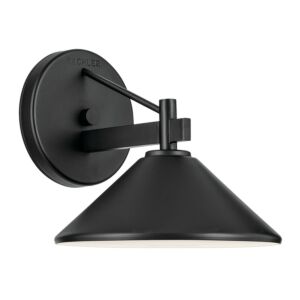 Ripley 1-Light Outdoor Wall Mount in Black