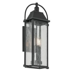 Harbor Row Three Light Outdoor Wall Mount in Textured Black by Kichler