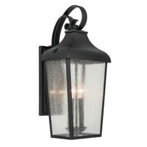 Forestdale 2-Light Outdoor Wall Mount in Textured Black