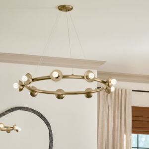 Palta 9-Light Chandelier in Champagne Bronze