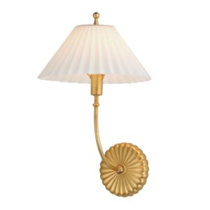 Kismet One Light Wall Sconce in Gold Leaf by Maxim