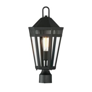 Oxford 1-Light Outdoor Post Mount in Black